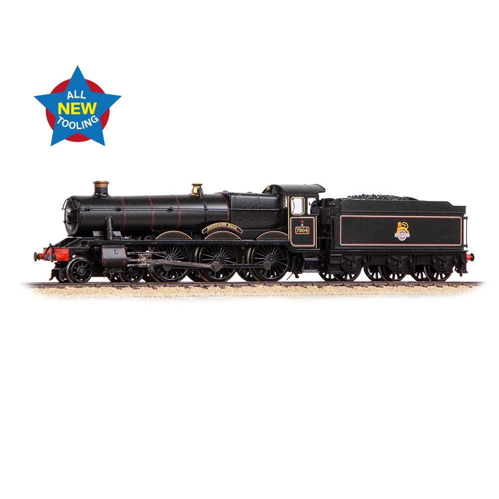 GWR 'Modified Hall' 7904 'Fountains Hall' BR Lined Black (Early Emb.)