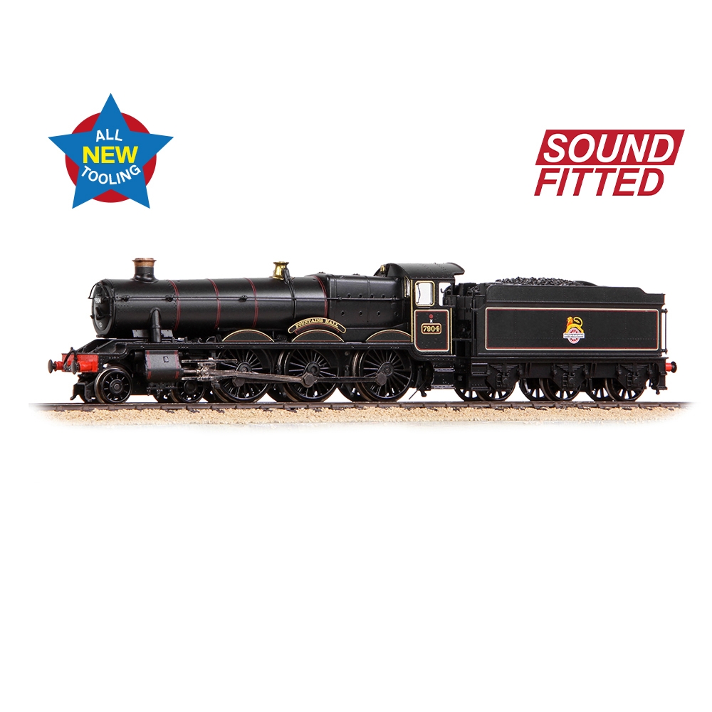 GWR 'Modified Hall' 7904 'Fountains Hall' BR Lined Black (Early Emb.)