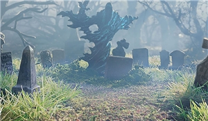 Dark Green Foliage Clumps