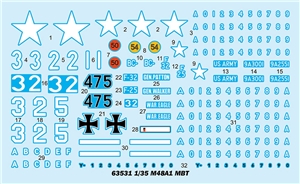 US Army M48A1 Patton  Vietnam War Main Battle Tank