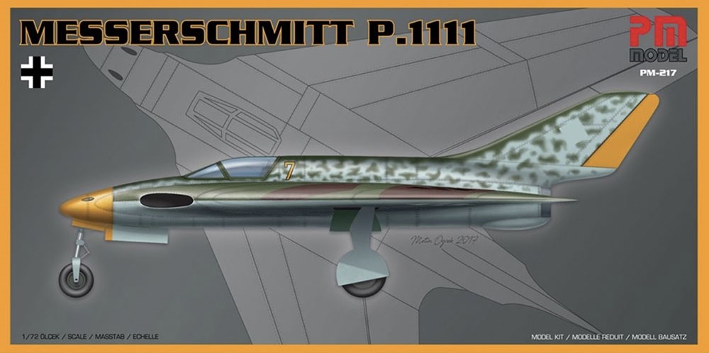 German Air Force Messerschmitt Me P.1111 Prototype Fighter Aircraft
