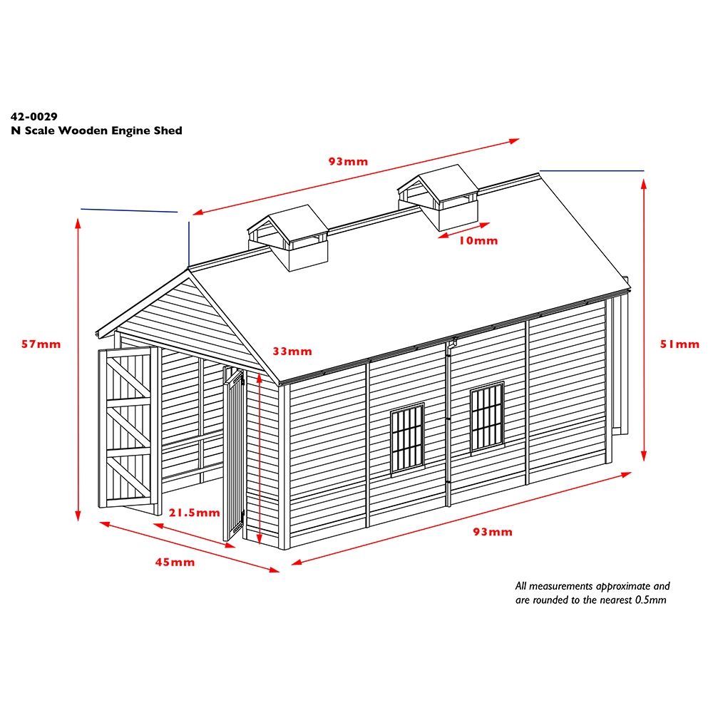 Bachmann Europe plc - Wooden Engine Shed,Wooden Engine Shed