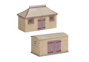 42-0055S Pagoda Shed and Store Salmon and Cream