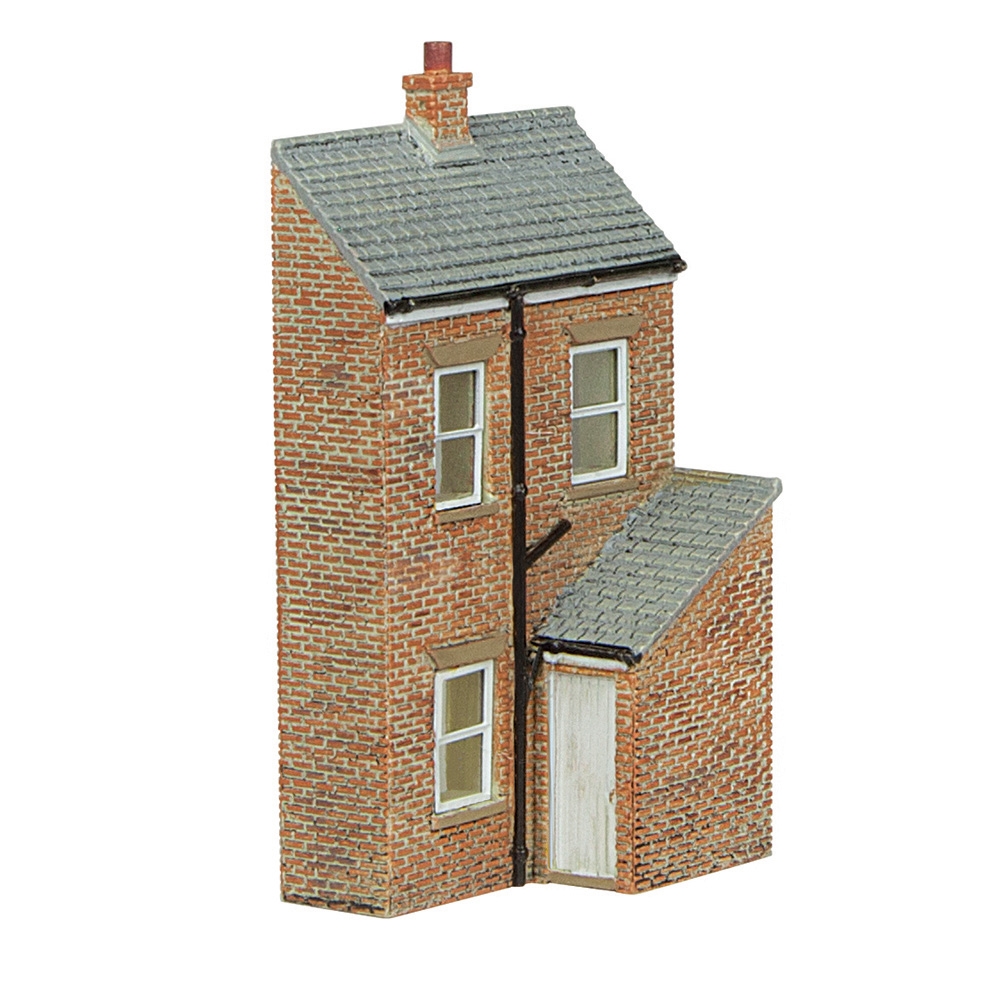 Low Relief Rear Of Terrace - Left Hand, White Door