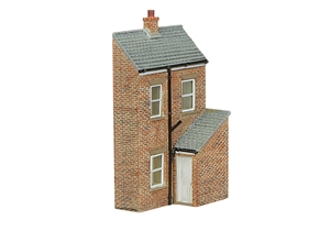 42-0216W Low Relief Rear Of Terrace - Left Hand, White Door