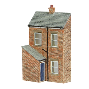 Low Relief Rear Of Terrace - Right Hand, Blue Door