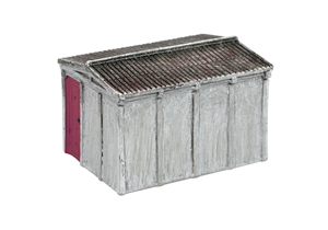 42-036R Sectional Lineside Hut - Red Door