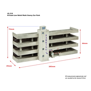 42-210 Low Relief Multi Storey Car Park