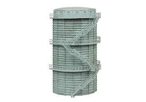 42-211 Low Relief Gasometer
