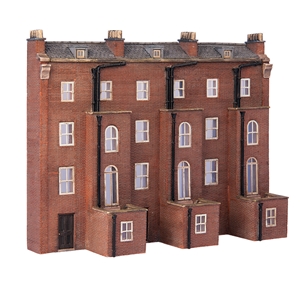 Low Relief Rear of Victorian Tenements
