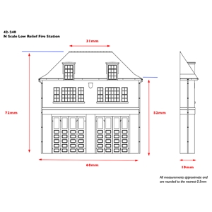 42-240 Low Relief Fire Station (dims_