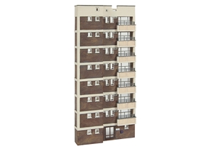 Low Relief Block of Flats