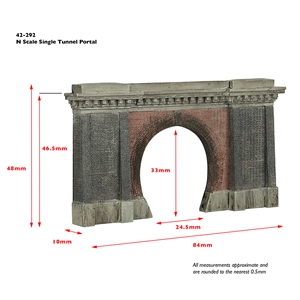 42-284 Single Tunnel Portal - Dims