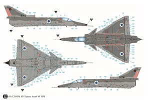 Israeli Air Force Kfir C2/C7 Multirole Fighter Aircraft (AMK)