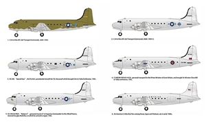US Air Force C-54 Skymaster Transport Aircraft