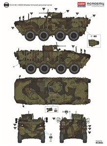 Korean Army K808 Wheeled Armoured Vehicle