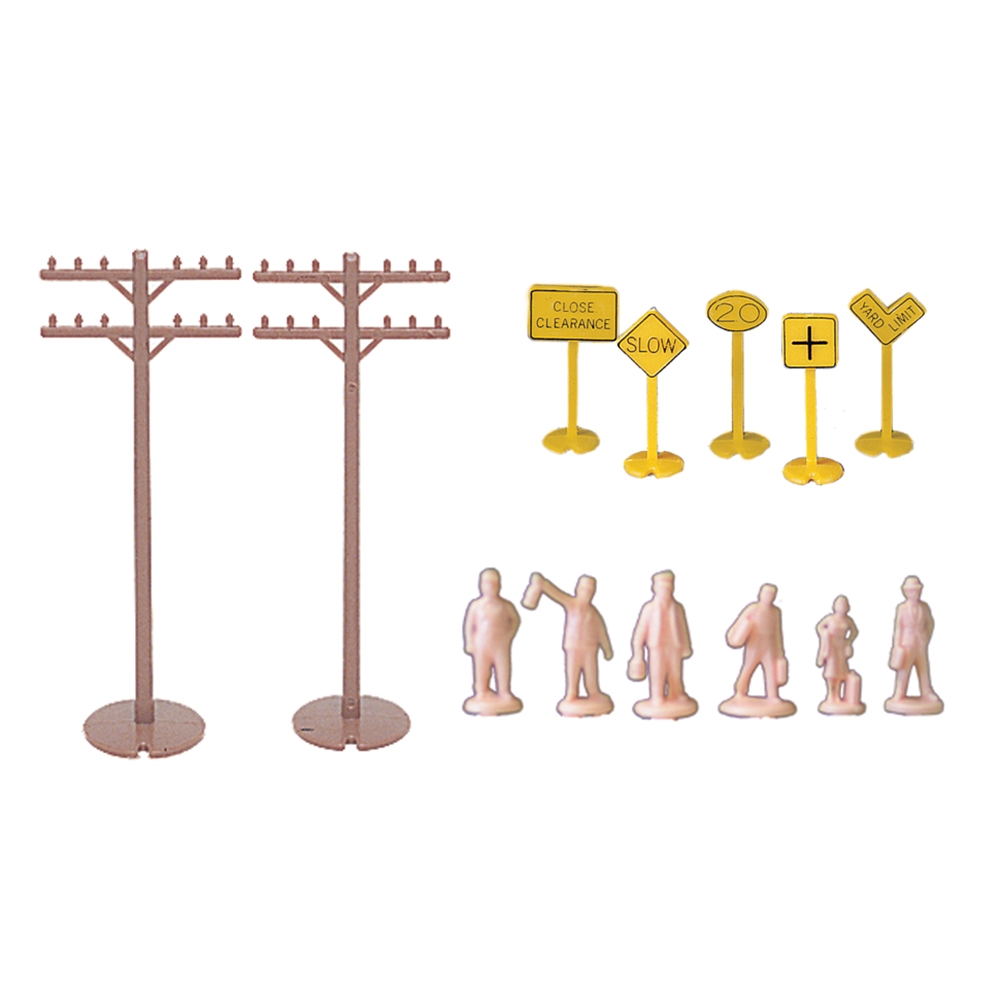 Layout Accessories Assortment (60 Pieces)