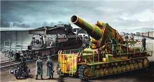 German Army Karl-Gerät 040/041 Late Mortar on Railway Transp. Carrier