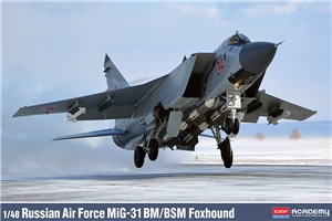 Russian MiG-31 BM/BSM Foxhound Supersonic Interceptor Aircraft (AMK)