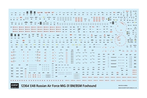 Russian MiG-31 BM/BSM Foxhound Supersonic Interceptor Aircraft (AMK)