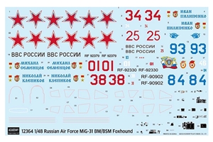 Russian MiG-31 BM/BSM Foxhound Supersonic Interceptor Aircraft (AMK)