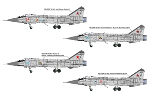 Russian MiG-31 BM/BSM Foxhound Supersonic Interceptor Aircraft (AMK)