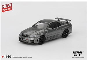 Nissan Skyline GT-R Dark Metal Grey (Nismo BNR34 CRS Version) (RHD)