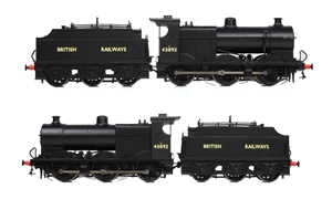 MR 3835 (4F) with Fowler Tender 43892 BR Black (British Railways)