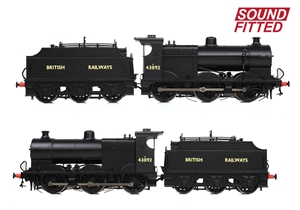 MR 3835 (4F) with Fowler Tender 43892 BR Black (British Railways)
