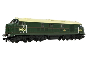 LMS 10001 BR Lined Green (Late Crest)