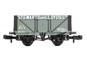 8 Plank Wagon Fixed Ends 'Stewarts & Lloyds Ltd' Grey