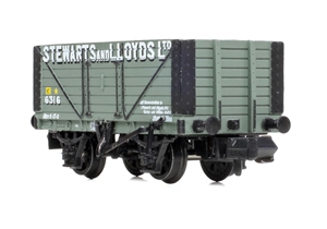 8 Plank Wagon Fixed Ends 'Stewarts & Lloyds Ltd' Grey