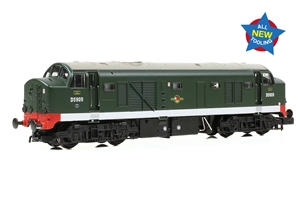 Class 23 'Baby Deltic' Disc Headcode D5909 BR Green (Late Crest)