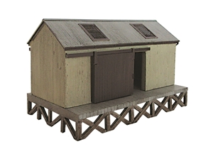 Corrugated Goods Shed - Brown
