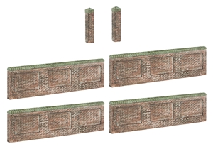 6ft Inset Walls and Pillars