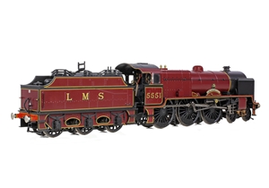 LMS 5XP 'Patriot' 5551 'The Unknown Warrior' LMS Lined Crimson