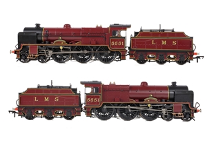 LMS 5XP 'Patriot' 5551 'The Unknown Warrior' LMS Lined Crimson