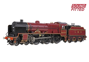LMS 5XP 'Patriot' 5551 'The Unknown Warrior' LMS Lined Crimson
