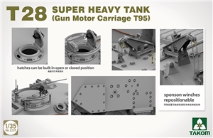 US Army T28 Super Heavy Tank/Gun Motor Carriage T95