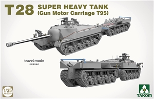US Army T28 Super Heavy Tank/Gun Motor Carriage T95