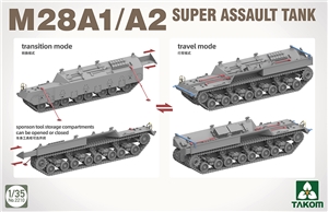 US Army M28A1/A2 Super Assault Tank