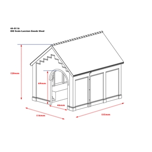 44-0116 Lucston Goods Shed Dims