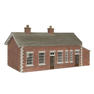 44-0179B S&DJR Brick Station Chocolate and Cream