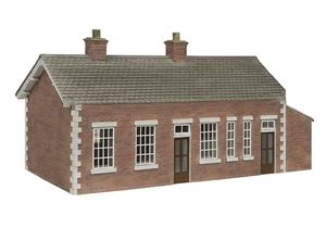 44-0179B S&DJR Brick Station Chocolate and Cream