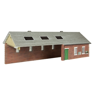 44-0180A S&DJR Train Shed Green and Cream