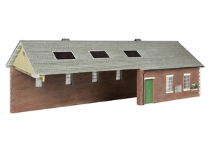44-0180A S&DJR Train Shed Green and Cream