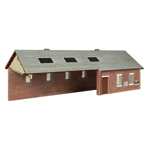 44-0180B S&DJR Train Shed Chocolate and Cream