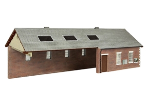 44-0180B S&DJR Train Shed Chocolate and Cream