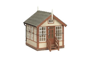 44-0184B Platform Mounted Signal Box Brown