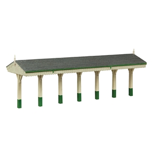 44-0188A S&DJR Wooden Canopy Green and Cream